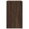vidaXL Ντουλάπι Τοίχου Καφέ Δρυς 75x35x60 εκ. Επεξεργασμένο Ξύλο