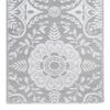 vidaXL Χαλί εξωτερικού χώρου ARAKIL ανοιχτό γκρι 80x150 cm PP