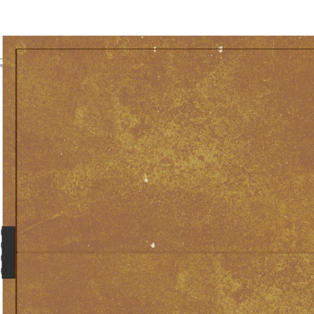 vidaXL Πύλη Κήπου 105 x 205 εκ. από Ατσάλι Corten