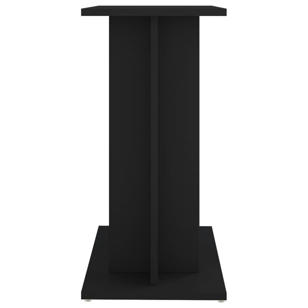 vidaXL Βάση Ενυδρείου Μαύρη 60 x 30 x 60 εκ. από Επεξεργασμένο Ξύλο