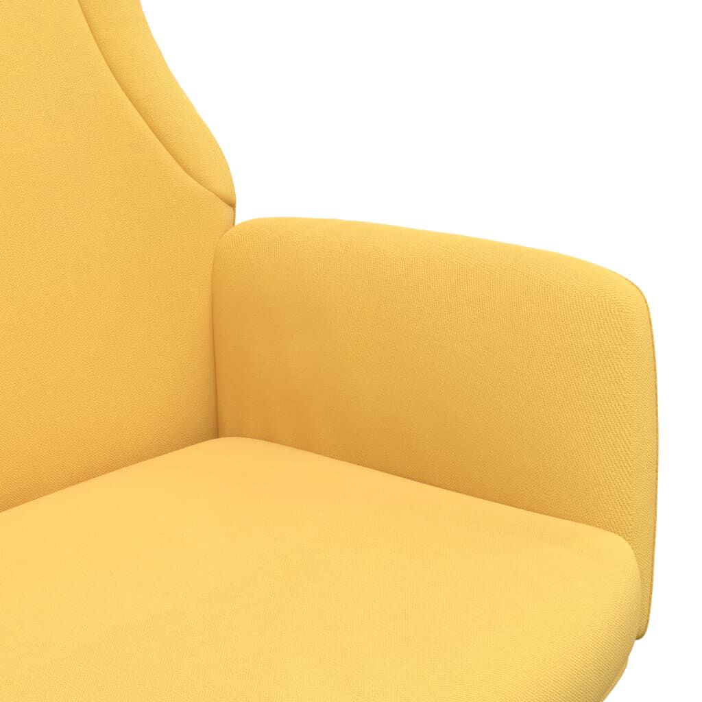 vidaXL Πολυθρόνα Relax Κίτρινο Μουσταρδί Υφασμάτινη