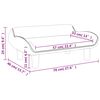 vidaXL Καναπές Παιδικός Σκούρο Γκρι 70x40x24 εκ. από Βελούδο