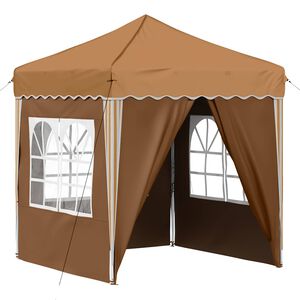vidaXL &Alpha;&upsilon;&tau;&omicron;&sigma;&chi;έ&delta;&iota;&omicron; &Mu;ό&rho;&phi;&omega;&sigma;&eta; 195 x 195 x 245 &epsilon;&kappa;. &Mu;&pi;&epsilon;&zeta; Ύ&phi;&alpha;&sigma;&mu;&alpha; Ό&xi;&phi;&omicron;&rho;&nu;&tau;