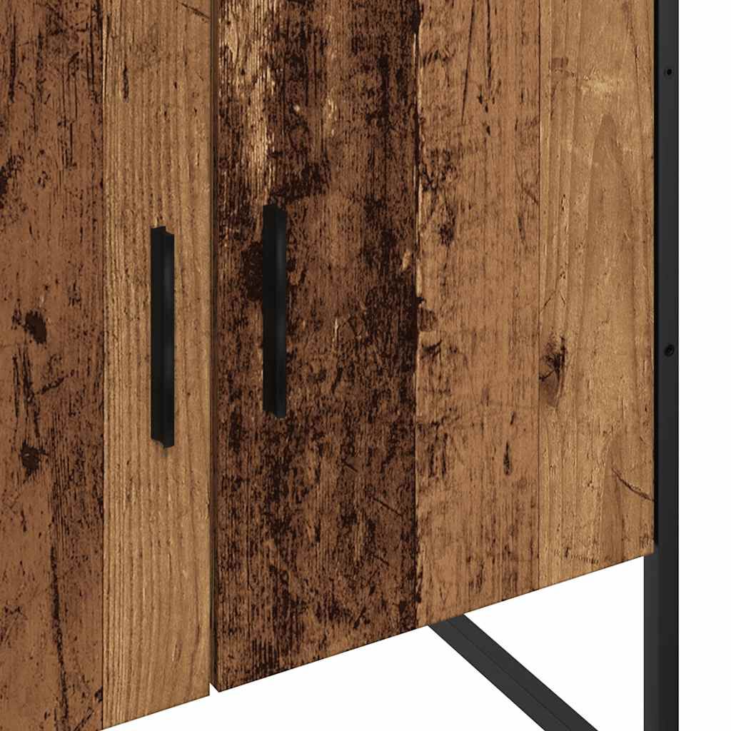 vidaXL Ντουλάπι Νιπτήρα Μπάνιου Παλιό Ξύλο 60x33x60 εκ