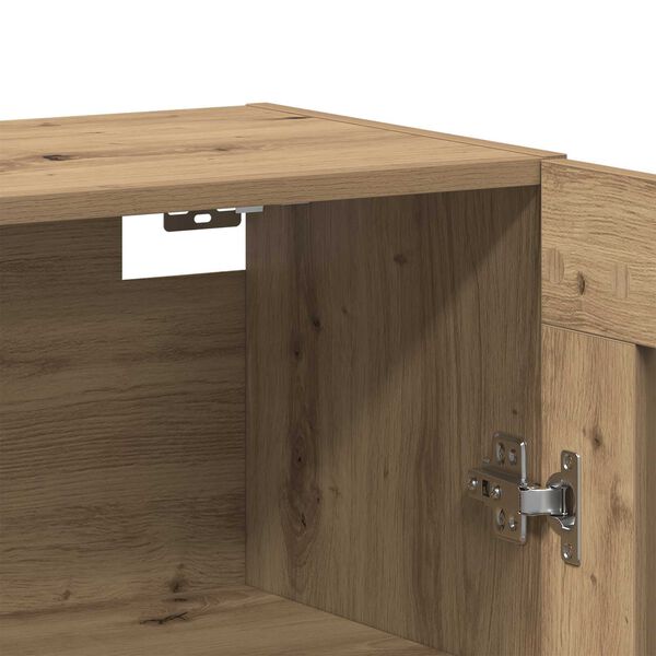 vidaXL Ντουλάπια Τοίχου 2 Τεμάχια Artisan Δρυς 69.5 x 34 x 90 cm, Τεχνητό Ξύλο