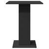 vidaXL Τραπέζι Bistro Μαύρο 60 x 60 x 75 εκ. Επεξ. Ξύλο