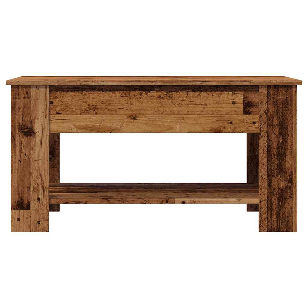 vidaXL Τραπεζάκι σαλονιού Παλιό ξύλο 101x49x52 cm Κατασκευασμένο ξύλο