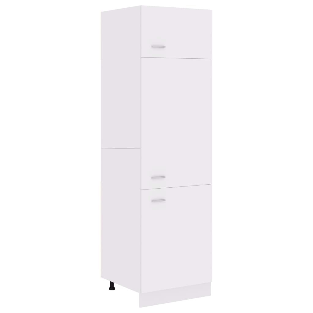 vidaXL Ντουλάπι Ψυγείου Lyon Λευκό 60x57x207 εκ. από Επεξ. Ξύλο