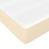 vidaXL &Kappa;&rho;&epsilon;&beta;ά&tau;&iota; Boxspring &mu;&epsilon; &Sigma;&tau;&rho;ώ&mu;&alpha; &Kappa;&rho;&epsilon;&mu; 100 x 200 &epsilon;&kappa;. &Upsilon;&phi;&alpha;&sigma;&mu;ά&tau;&iota;&nu;&omicron;
