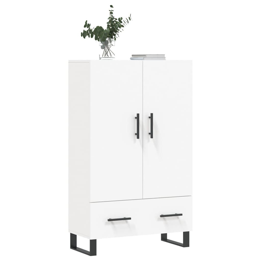 vidaXL Ντουλάπα Λευκή 69,5 x 31 x 115 εκ. από Επεξεργασμένο Ξύλο