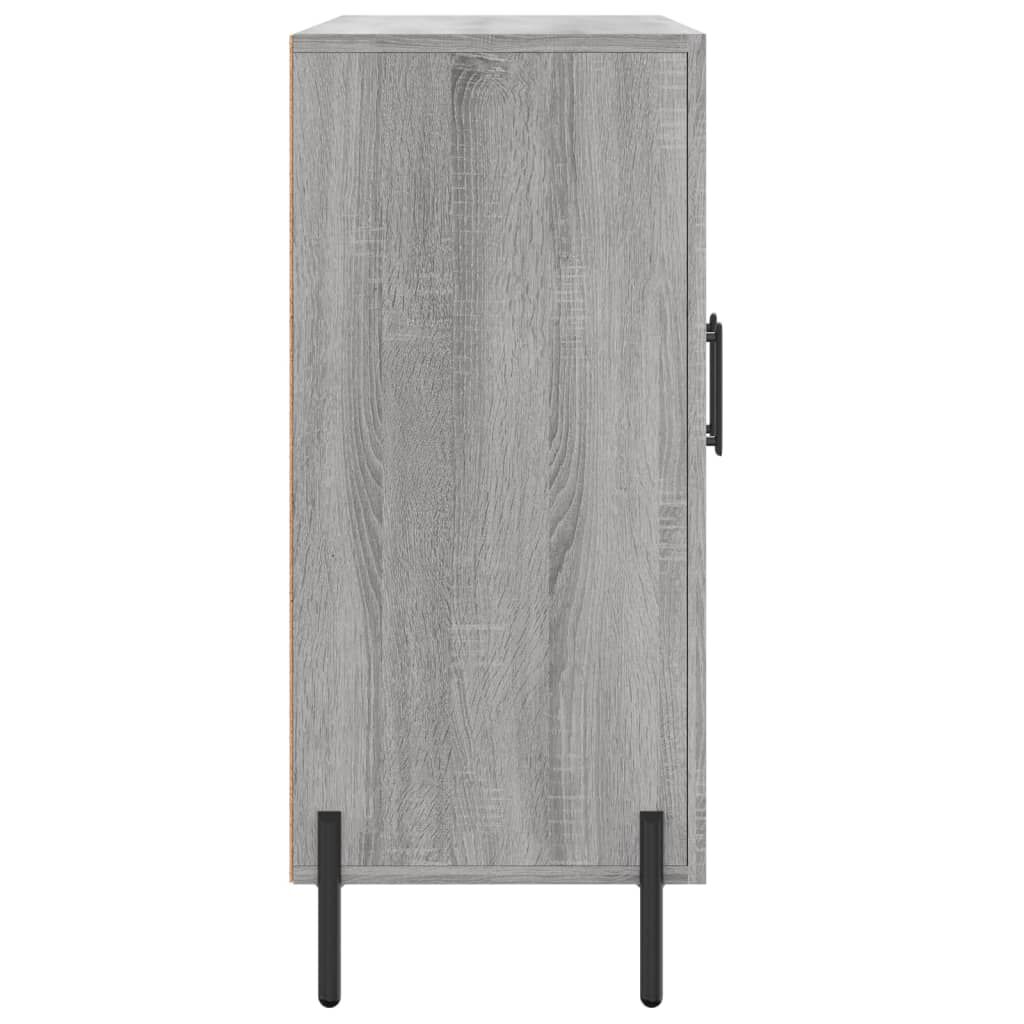 vidaXL Ντουλάπι Γκρι Sonoma 90 x 34 x 80 εκ. από Επεξεργασμένο Ξύλο