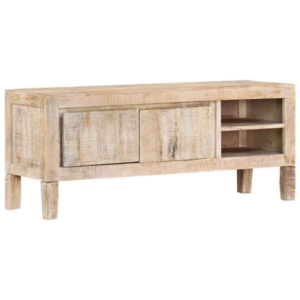 vidaXL Έπιπλο Τηλεόρασης 110 x 30 x 46 εκ. από Μασίφ Ξύλο Μάνγκο