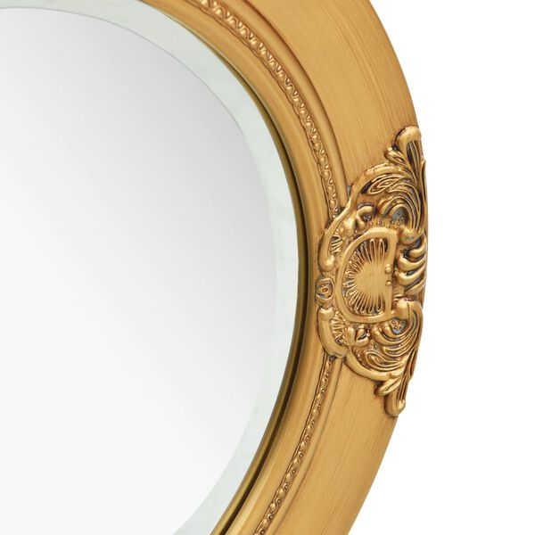 vidaXL Καθρέφτης Τοίχου με Μπαρόκ Στιλ Χρυσός 50 εκ.