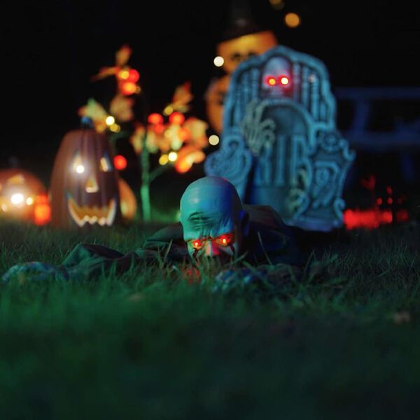vidaXL Ερπυστικός ζωντανός νεκρός Halloween Πράσινο