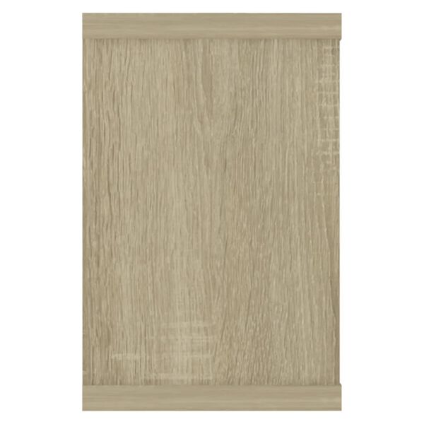 vidaXL Ράφια Κύβοι Τοίχου 4 τεμ. Sonoma Δρυς 60x15x23 εκ. Επεξ. Ξύλο