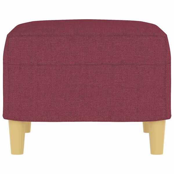 vidaXL Υποπόδιο Μπορντό60 x 50 x 41 εκ. Υφασμάτινο