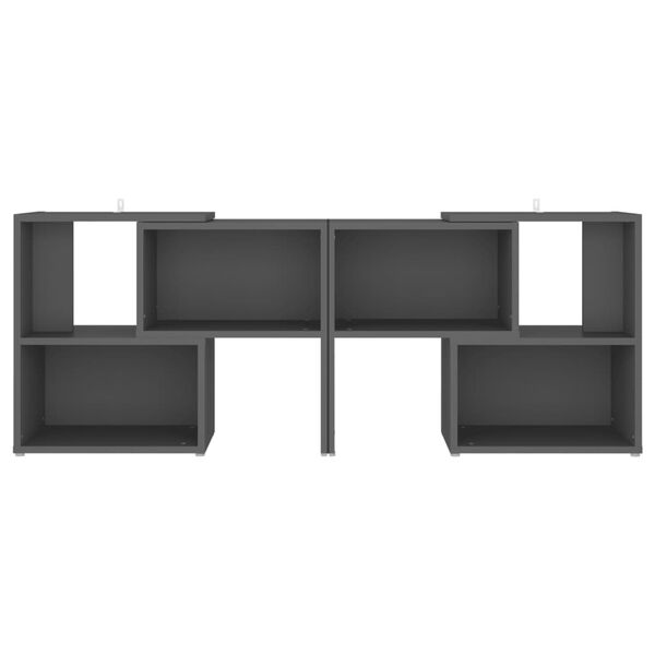 vidaXL Έπιπλο Τηλεόρασης Γκρι 104 x 30 x 52 εκ. από Επεξ. Ξύλο