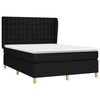vidaXL &Kappa;&rho;&epsilon;&beta;ά&tau;&iota; Boxspring &mu;&epsilon; &Sigma;&tau;&rho;ώ&mu;&alpha; &Mu;&alpha;ύ&rho;&omicron; 140x200 &epsilon;&kappa;. &Upsilon;&phi;&alpha;&sigma;&mu;ά&tau;&iota;&nu;&omicron;