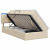 vidaXL LED &Kappa;&rho;&epsilon;&beta;ά&tau;&iota; &alpha;&pi;&omicron;&theta;ή&kappa;&epsilon;&upsilon;&sigma;&eta;&sigmaf; &mu;&epsilon; &sigma;&tau;&rho;ώ&mu;&alpha; &Kappa;&rho;&epsilon;&mu; 90 x 200 cm Ύ&phi;&alpha;&sigma;&mu;&alpha;