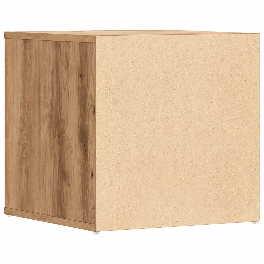 vidaXL Συρτάρι Box Artisan Δρυς 40,5x40x40 cm Ξύλο μηχανής