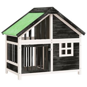 vidaXL &Sigma;&pi;ί&tau;&iota; &Sigma;&kappa;ύ&lambda;&omicron;&upsilon; &Gamma;&kappa;&rho;&iota; 96 x 60,5 x 87 &epsilon;&kappa;. &alpha;&pi;ό &Mu;&alpha;&sigma;ί&phi; &Xi;ύ&lambda;&omicron; &Pi;&epsilon;ύ&kappa;&omicron;&upsilon;