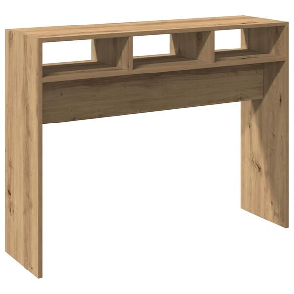 vidaXL Τραπέζι Κονσόλα Αρτισιανή Δρυς 105x30x80 εκ Επεξεργασμένο Ξύλο
