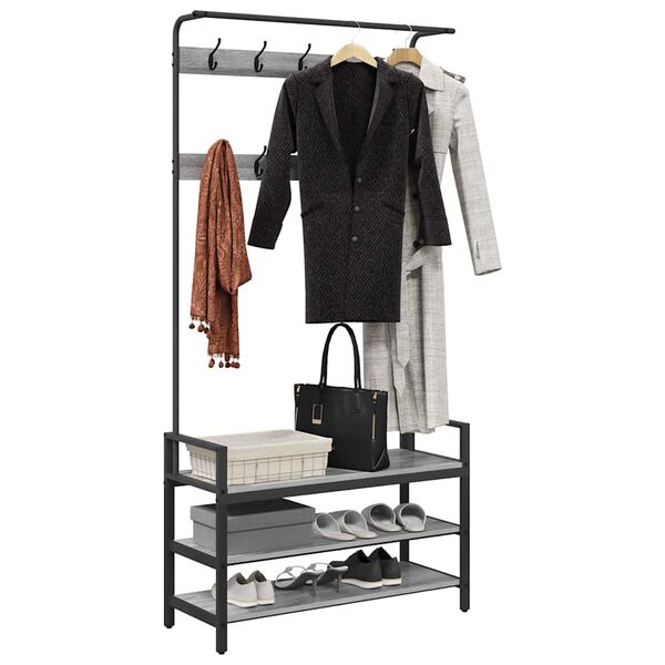 vidaXL &Kappa;&rho;&epsilon;&mu;ά&sigma;&tau;&rho;&alpha; &Gamma;&kappa;&rho;ί&zeta;&omicron; &Sigma;&omicron;&nu;&omicron;&mu;&alpha; 95 x 34 x 184 &epsilon;&kappa; &Epsilon;&pi;&epsilon;&xi;&epsilon;&rho;&gamma;&alpha;&sigma;&mu;έ&nu;&omicron; &xi;ύ&lambda;&omicron;