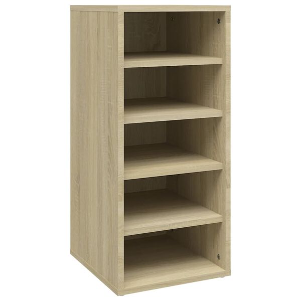 vidaXL Παπουτσοθήκη Sonoma Δρυς 31,5 x 35 x 70 εκ. από Επεξ. Ξύλο