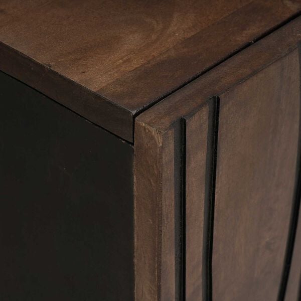 vidaXL Πλευρικό Ντουλάπι 60 x 33.5 x 75 εκ. από Στερεό Ξύλο Μάνγκο