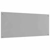 vidaXL Πίσω Πάνελ Κουζίνας 2 pcs Ανοιχτό γκρι 120 x 50 cm
