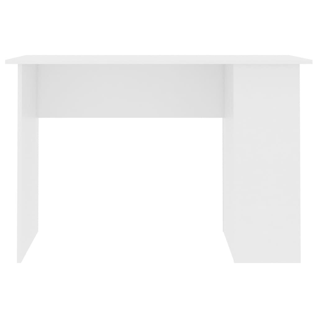 vidaXL Γραφείο Λευκό 110 x 60 x 73 εκ. από Μοριοσανίδα