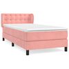 vidaXL &Kappa;&rho;&epsilon;&beta;ά&tau;&iota; Boxspring &mu;&epsilon; &Sigma;&tau;&rho;ώ&mu;&alpha; &Rho;&omicron;&zeta; 90x200 &epsilon;&kappa;. &Beta;&epsilon;&lambda;&omicron;ύ&delta;&iota;&nu;&omicron;