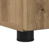 vidaXL Ντουλάπι Μπάνιου με ράφι με πόρτα artisan δρυς 61 x 35 x 64 εκ.