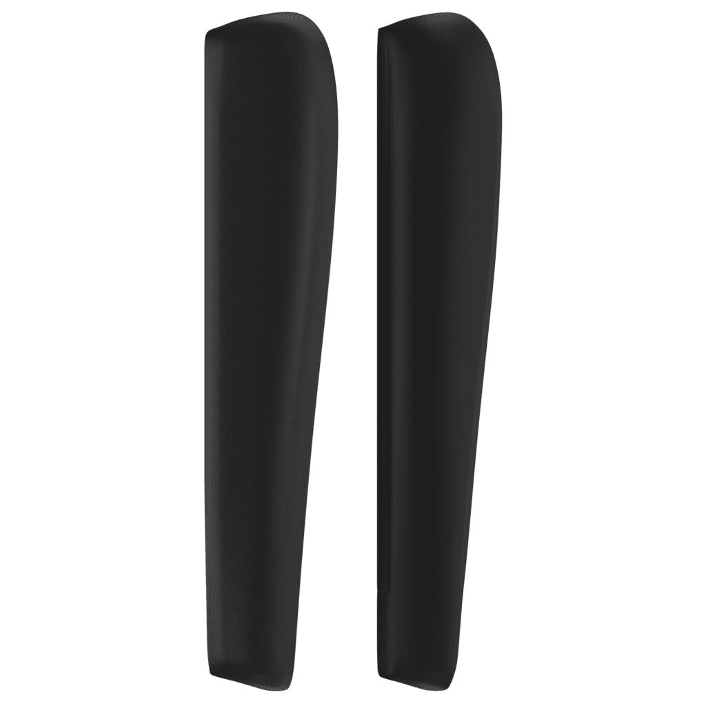 vidaXL Κρεβάτι Boxspring με Στρώμα Μαύρο 140x200εκ.από Συνθετικό Δέρμα