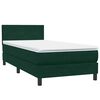 vidaXL &Kappa;&rho;&epsilon;&beta;ά&tau;&iota; Boxspring &mu;&epsilon; &Sigma;&tau;&rho;ώ&mu;&alpha; & LED &Sigma;&kappa;&omicron;ύ&rho;&omicron; &pi;&rho;ά&sigma;&iota;&nu;&omicron; 80x210 cm Velvet