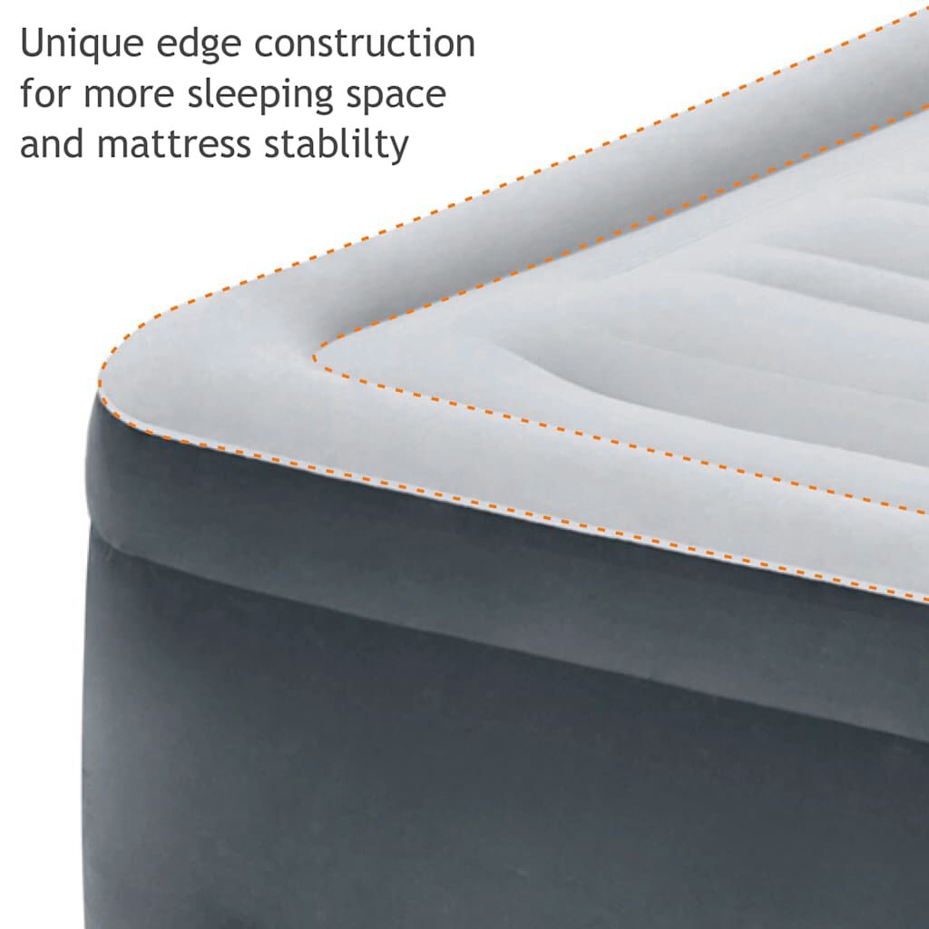 Intex Στρώμα Φουσκωτό Dura-Beam Deluxe Comfort Plush Διπλό 56 εκ.