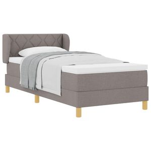 vidaXL &Kappa;&rho;&epsilon;&beta;ά&tau;&iota; &mu;&epsilon; &epsilon;&lambda;&alpha;&tau;ή&rho;&iota;&alpha; &mu;&epsilon; &sigma;&tau;&rho;ώ&mu;&alpha; Taupe 100 x 200 cm ύ&phi;&alpha;&sigma;&mu;&alpha;