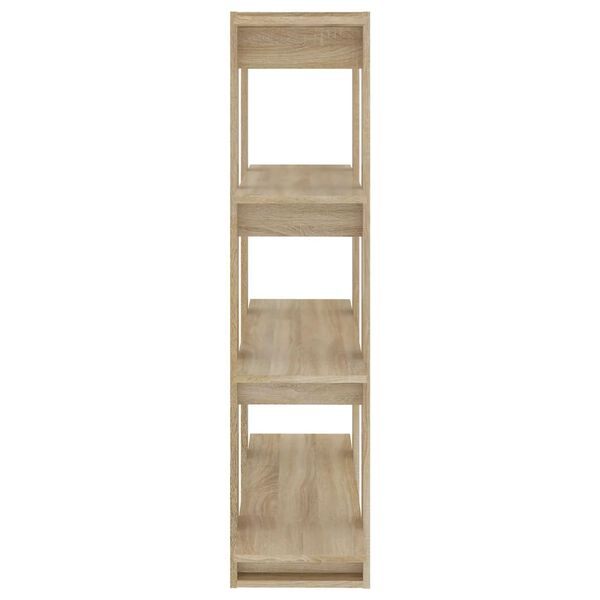 vidaXL Βιβλιοθήκη/Διαχωριστικό Χώρου Sonoma Δρυς 100 x 30 x 123,5 εκ.
