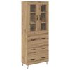 vidaXL Highboard Artisan Oak 69,5 x 34 x 90 &epsilon;&kappa;. &Epsilon;&pi;&epsilon;&xi;&epsilon;&rho;&gamma;&alpha;&sigma;&mu;έ&nu;&omicron; &xi;ύ&lambda;&omicron;