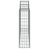 vidaXL Συρματοκιβώτια Τοξωτά 20 τεμ. 200x30x100/120 εκ. Γαλβαν. Ατσάλι