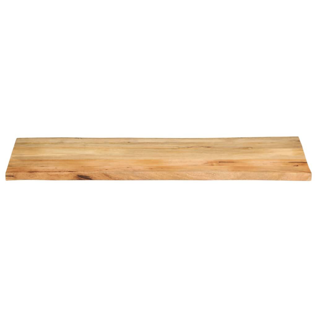 vidaXL Επιφάνεια Τραπεζιού 140x60x3,8 εκ. Live Edge Μασίφ Ξύλο Μάνγκο