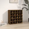 vidaXL Κάβα Κρασιών Μελί 56x25x56 εκ. από Μασίφ Ξύλο Πεύκου