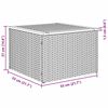vidaXL Σετ Καναπέ Κήπου 7 pcs Μαύρο Πολυ ράταν