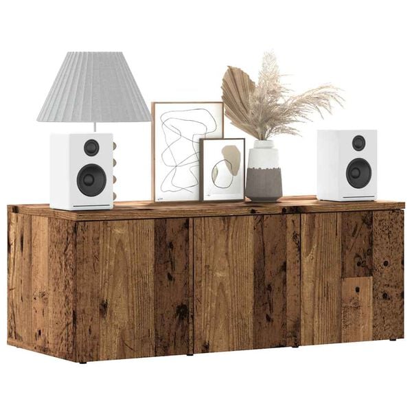 ντουλάπι τηλεόρασης vidaXL Παλιό ξύλο 80x34x30 cm Κατασκευασμένο ξύλο