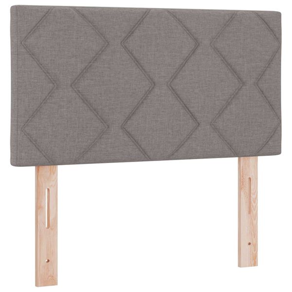 vidaXL Κρεβάτι Box Spring με στρώμα Ταούπ 80x200 εκ Fabric