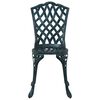 vidaXL Καρέκλα Κήπου 2 pcs Πράσινο 55 x 56.5 x 91εκ Αλουμίνιο