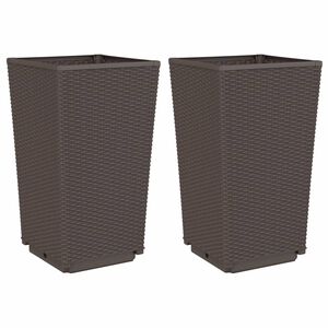 vidaXL &Zeta;&alpha;&rho;&nu;&tau;&iota;&nu;&iota;έ&rho;&epsilon;&sigmaf; &Kappa;ή&pi;&omicron;&upsilon; 2 &tau;&epsilon;&mu;. &Kappa;&alpha;&phi;έ 32,5x32,5x57 &epsilon;&kappa;. &Pi;&omicron;&lambda;&upsilon;&pi;&rho;&omicron;&pi;&upsilon;&lambda;έ&nu;&iota;&omicron;