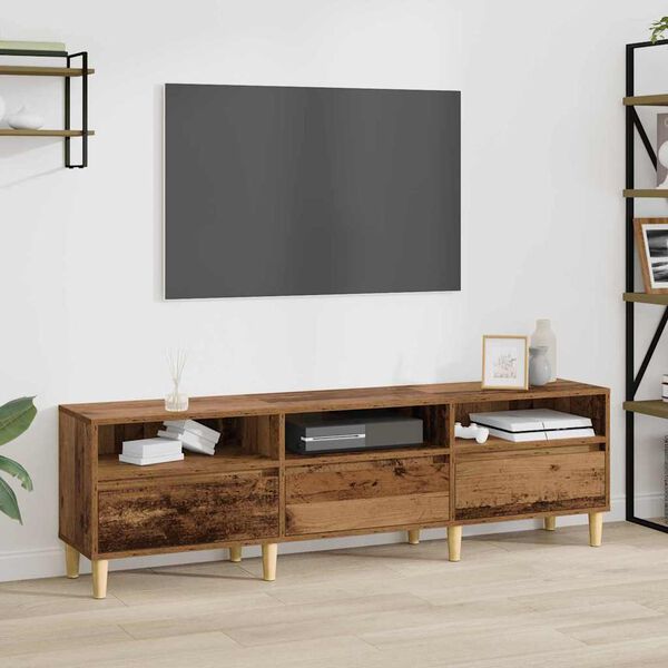 vidaXL &Nu;&tau;&omicron;&upsilon;&lambda;ά&pi;&iota; TV &Pi;&alpha;&lambda;&iota;ό &Xi;ύ&lambda;&omicron; 150 x 30 x 45 &epsilon;&kappa; &Epsilon;&pi;&epsilon;&xi;&epsilon;&rho;&gamma;&alpha;&sigma;&mu;έ&nu;&omicron; &xi;ύ&lambda;&omicron;