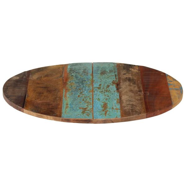 vidaXL Επιφάνεια Τραπεζιού Ορθογώνια 60 εκ 15-16 χιλ Μασίφ Ανακ. Ξύλο