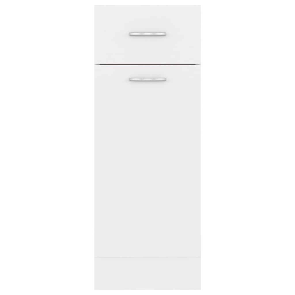 vidaXL Ντουλάπι με Συρτάρι Lyon Λευκό 30x46x81,5 εκ. Επεξ. Ξύλο